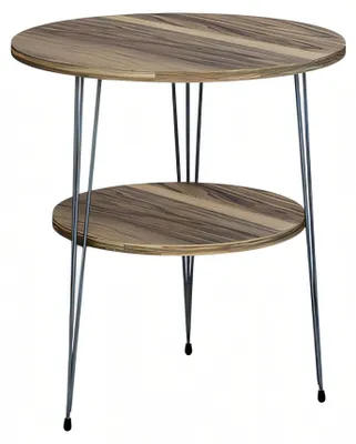 Immagine prodotto di Tavolino in metallo marrone in stile moderno ed elegante