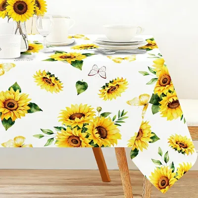 Productafbeelding van Zonnebloem Tafelkleed 152 x 228 cm Waterdicht