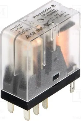 Obrázek produktu pro 1x Relé: elektromagnetické, 5A/250VAC, cívka: 24VDC, 5A, typ 7760056322. Elektromagnetické relé