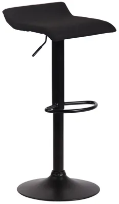 Produktbild von CLP Barhocker Dyn V2 Stoff | Farbe schwarz Gestell Farbe schwarz