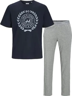 Image de Jack & Jones Athens Pyjama manches courtes bleu,gris 8 ans Garçons bleu,gris 8 ans