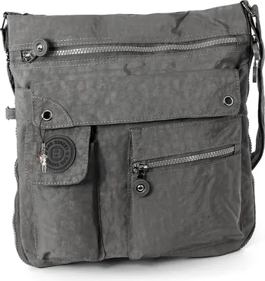 Image de Bag Street sac à main femme sac gris nylon 31x10x33 D2OTJ206K