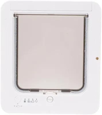 Productafbeelding van Kattenluik halsbandgeactiveerd 2-weg toegang - microchipsensor - voor binnen en buiten tot 26x29,5 cm