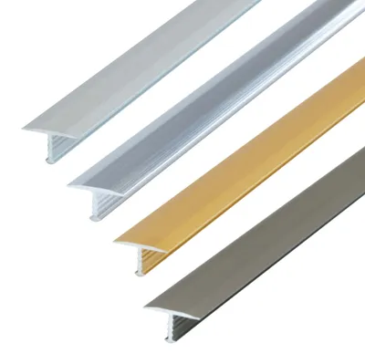 Produktbild von Dalsys T-Profil 100cm, 26mm, Silber, Übergangsprofil, Aluminium Profil, Übergangsleiste Boden, Übergangsschiene Laminat, Türleiste Bodenleisten, Aluschiene