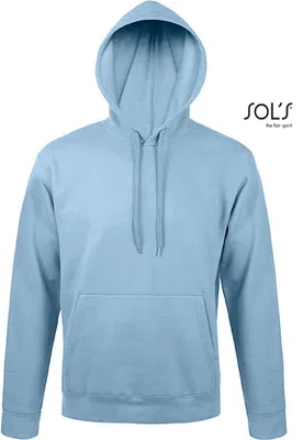 Produktbild von SOLs 47101 | Uni Hooded Sweat-Shirt Snake / Kapuzenpulli Innen angerau - Farbe: Sky Blue - Größe: L