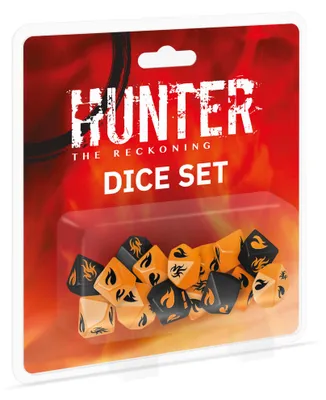 Produktbild von Asmodee Hunter: The Reckoning 5th Edition Roleplaying Game Dice Set, Brettspiel