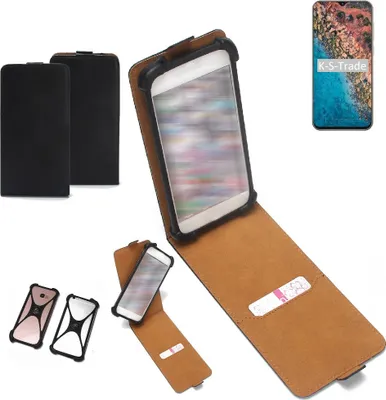 Produktbild von K-S-Trade Handyhülle Schutzhülle kompatibel mit Cubot X20 Pro Hülle Case Cover Flip Style Bumper schwarz 1x