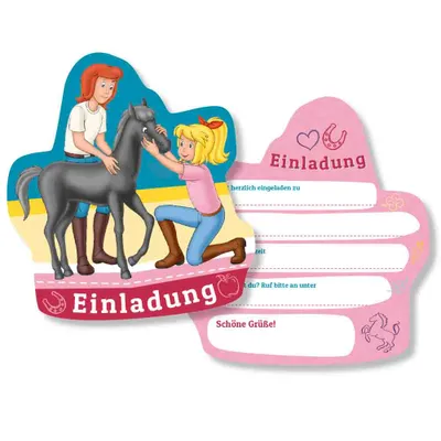 Produktbild von Bibi Und Tina Einladungen 6 Stk
