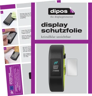 Produktbild von 6x Schutzfolie für Garmin vivosport klar Displayschutzfolie Folie Display Schutz dipos