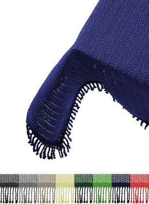 Immagine prodotto di Tovaglia resistente alle intemperie per giardino, balcone e campeggio - Rettangolare antiscivolo, 130 x 220 cm - Blu