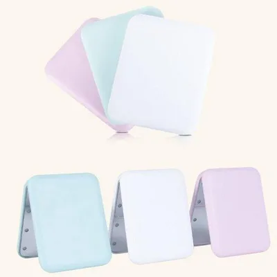 Image de Miroirs de maquillage compacts avec éclairage LED, blancs
