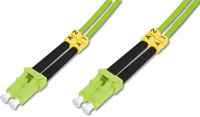 Image de DIGITUS LWL Patchkabel LC -> LC 1.00m Multimode Duplex OM5