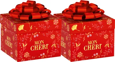 Produktbild von Mon Cherie Geschenkbox mit Likör Kirsch Pralinen 283g 2er Pack