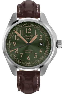 Immagine prodotto di Orologio da uomo, modello Aviator-V.1.38.0.329.4, color marrone