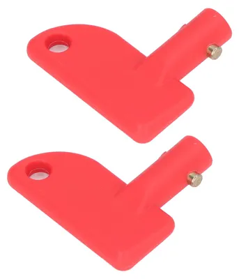 Obrázek produktu pro 2Pcs Kill Switch Náhradní klíč Mini odpojovač baterie Izolátor pro loď Marine Car Truck Red