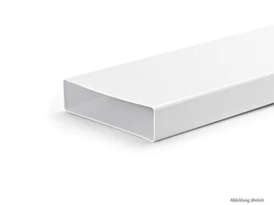 Immagine prodotto di Naber 4021002, Tubo piatto, Bianco, 12,5 cm, 100 cm, 55 mm