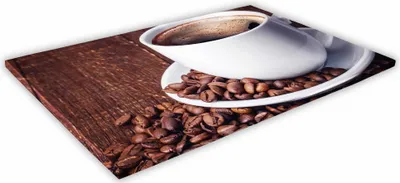 Zdjęcie produktu dla SZKLANA DESKA KUCHENNA 30x20 204a Filiżanka kawy