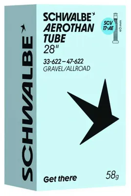 Obrázok produktu pre Schwalbe duša Aerothan / Aerothan+ 28x1,30-1,75 palca, dĺžka ventilu:40 mm