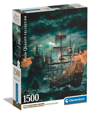 Image de Puzzle CLE 1500 Compact Le bateau des pirates 31719