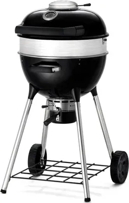 Image de Barbecue à charbon – Kettle PRO 47cm – grille cuisson en fonte émaillée – gestion de chaleur – thermomètre