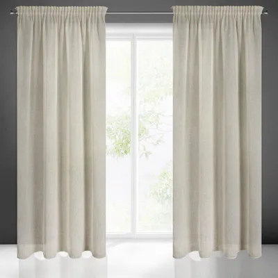 Produktbild von Vorhang EMILIA creme 140x270 cm  Kräuselband Tunnelzug Tunneldurchzug