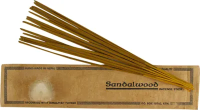 Produktbild von Handmade Räucherstäbchen aus Nepal, Himalayan Flower Incense - Sandelholz, Braun, 22,5*5*0,3 cm, Räucherstäbchen aus Tibet, Nepal