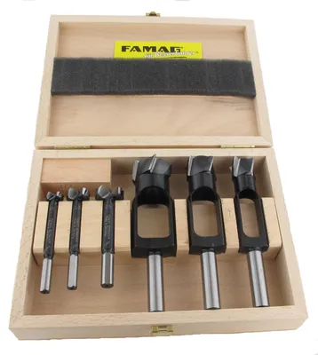 Produktbild von FAMAG Scheibenschneider-Satz WS 6-teilig Ø15,20,25mm + Bormax 1622 Ø15,20,25mm - 1628.306