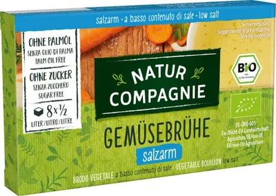 Obrázok produktu pre Zeleninový vývar číry s nízkym obsahom soli - bujónová kocka 68g