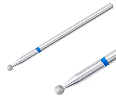 Produktbild von Diamantfräser Fräseraufsatz Bohrer Kugel Normal Schleifer Maniküre (blauer Ring)