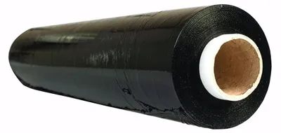 Productafbeelding van Stretchfolie zwart folie 1 rol/handstretchfolie / 291 m - 50 cm / 3 kg