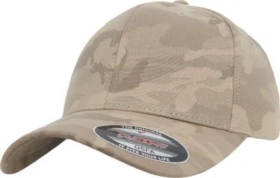 Obrázok produktu pre Flexfit by Yupoong Light Camo Baseballkappe RW7699 (S/M) (Dunkelbeige Camo)