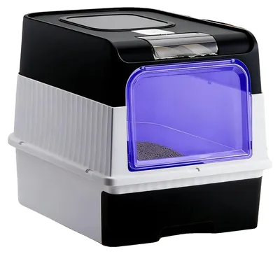 Obrázek produktu pro Kočičí stelivo, UV sterilizace, kontrola zápachu, černá, XL-a