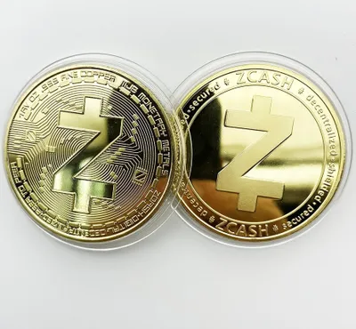 Obrázek produktu pro Zlatá mince Zcash - Dekorační kousek pro nadšence KP13394