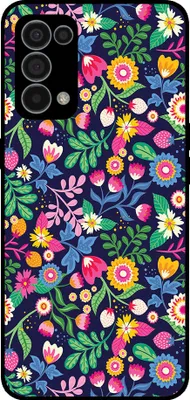 Image de Coque Smartphonica pour Oppo Reno5 avec fleurs
print - TPU back cover case flower design