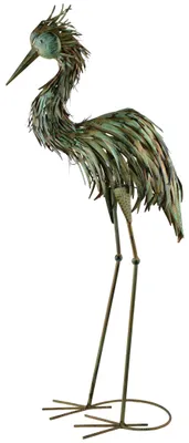 Productafbeelding van Metalen decoratieve wandpaneel Mondex Cedric, groen, 50x20x95 cm, 1 stuk