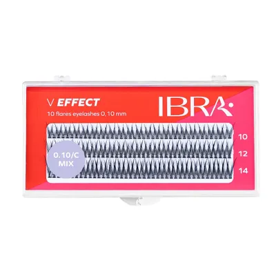 Produktbild von Ibra V Effekt Wimpernverlängerung Mix, 120 Stück