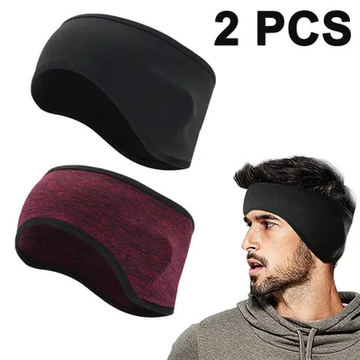 Produktbild von Stirnband Winter Headband Kopf Band Sport Bandana Ear Warmers Sport Ohrenschützer Thermal Stirnbänder elastisch für Damen und Herren zum Joggen Laufen Wandern Radfahren und Motorradfahren