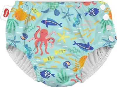 Produktbild von Famanu Schwimmwindel Größe 5-6 (13+ kg) - Wiederverwendbare Badehose für Kinder - 1 Stück