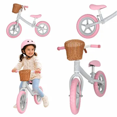 Obrázek produktu pro Odrážedlo Trike Fix Balance s košíkem růžové