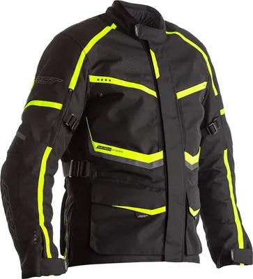 Zdjęcie produktu dla Tekstylna kurtka motocyklowa RST Maverick, czarny/neonowy, L