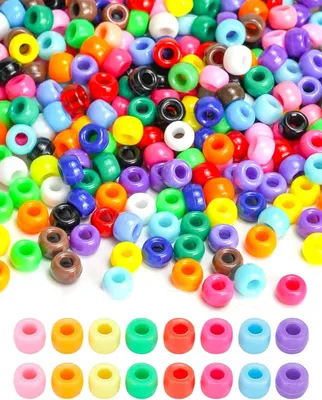 Obrázok produktu pre Sada akrylových korálok, 1000 kusov, 8 mm, farebných, na výrobu šperkov
