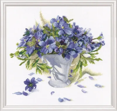 Obrázok produktu pre RTO Súprava na vyšívanie krížikom "Primroses" M488, počítaný vzor, 40x38 cm