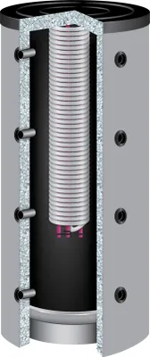 Produktbild von 800 Liter TWL Hygienespeicher 180° KE-800 ohne Wärmetauscher 100 mm Isolierung