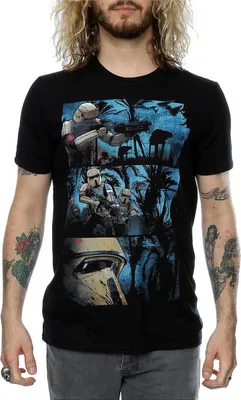 Produktbild von Star Wars: Rogue One - T-Shirt für Herren BI1370 (M) (Schwarz)
