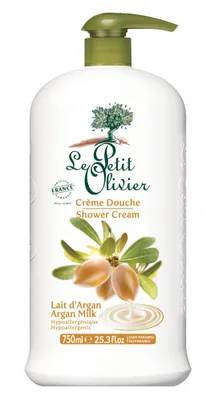 Zdjęcie produktu dla Krem pod prysznic Le Petit Olivier - Mleczko arganowe, 750ml