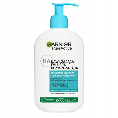 Obrázek produktu pro Garnier Pure Active Nawilżająca emulsja oczyszczająca do twarzy, 250ml