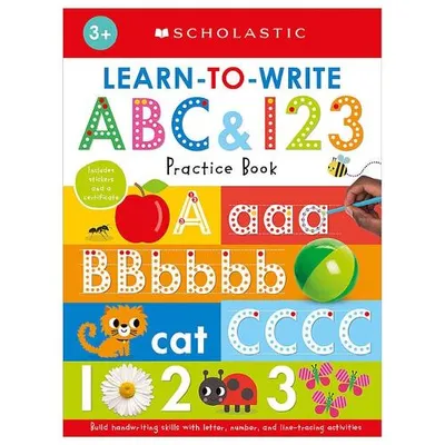 Image de Learn to Write ABC & 123: Scholastic Early Learners (Workbook)