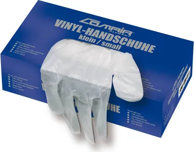 Image de Comair VH moyen non poudré boîte de 100 gants vinyle