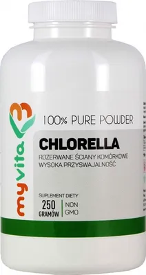 Produktbild von Chlorella Vulgaris Powder 250g MyVita Chlorella Powder