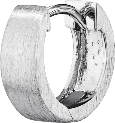 Produktbild von Einzel 925 Sterlingsilber Klappcreole Ohrring 11,3 X 3,8mm Anlaufgeschützt 4788